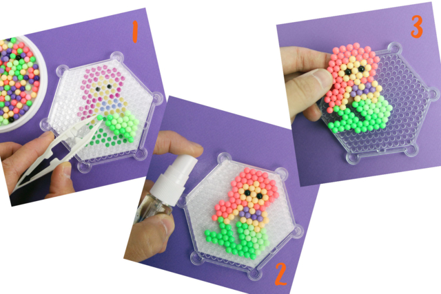 aqua beads sirène - Kits clés en main - 10doigts.fr