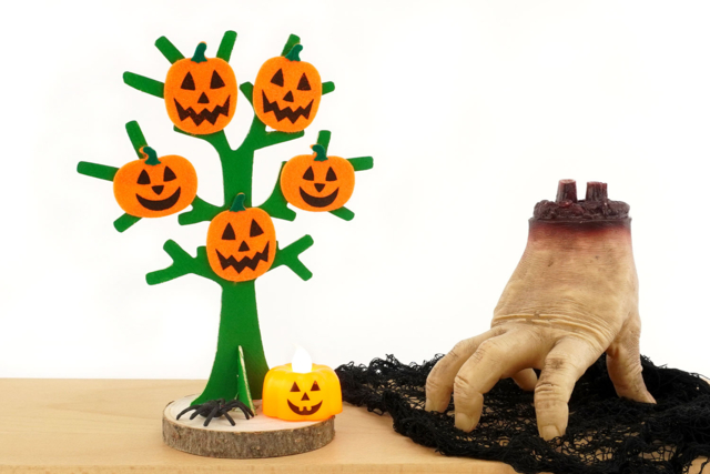 Arbre à citrouilles - Accessoires créatifs Halloween - 10doigts.fr