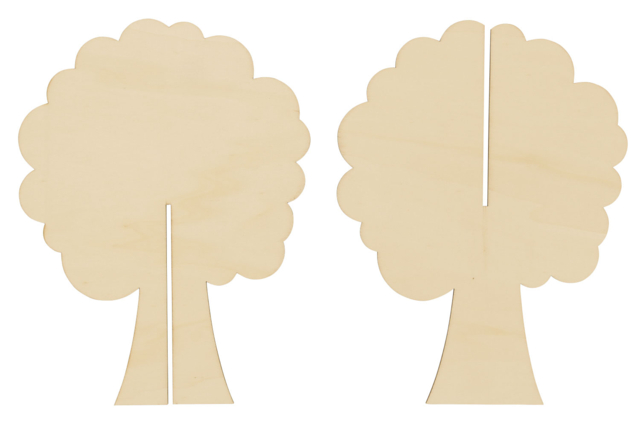 arbre à monter - Supports plats en bois - 10doigts.fr