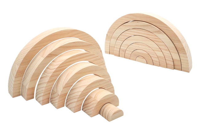 ARC-EN-CIEL EN BOIS - Jeux et Jouets en bois - 10doigts.fr
