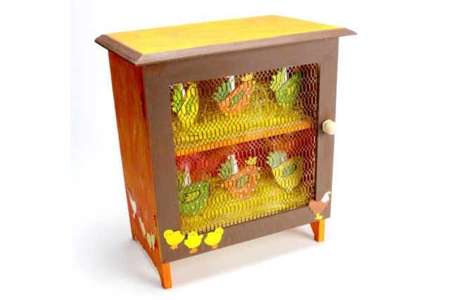 armoire à oeurfs pâques - Objets bois pour la cuisine - 10doigts.fr