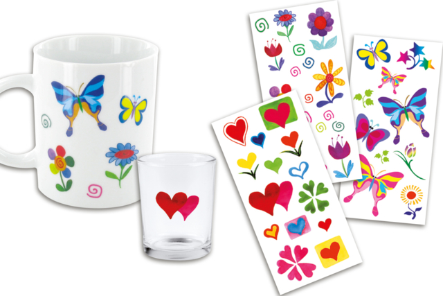 autocollant pour verre - Stickers fantaisies : personnalisez toutes vos créations - 10doigts.fr