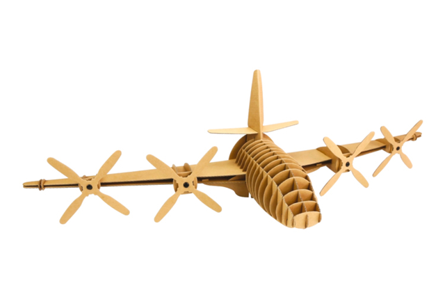 avion trophée - Décors en carton - 10doigts.fr