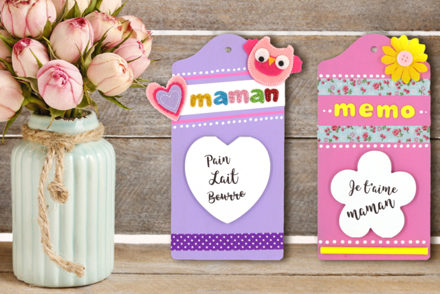 bloc note maman - Objets bois pour la cuisine - 10doigts.fr