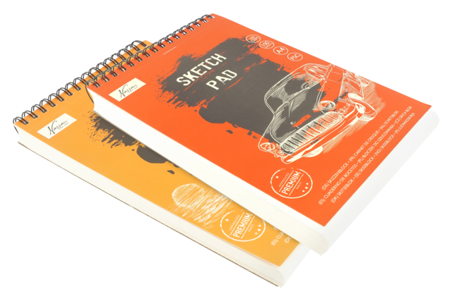 bloc papier dessin A4 90 gsm 160 gm - Papiers & carnets de dessin - 10doigts.fr