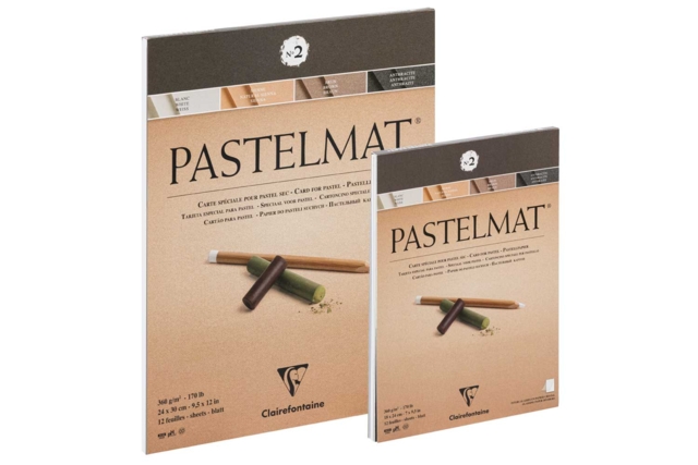 Bloc Pastelmat n°2 - 4 teintes assorties (formats au choix) - Papiers dessin - 10doigts.fr