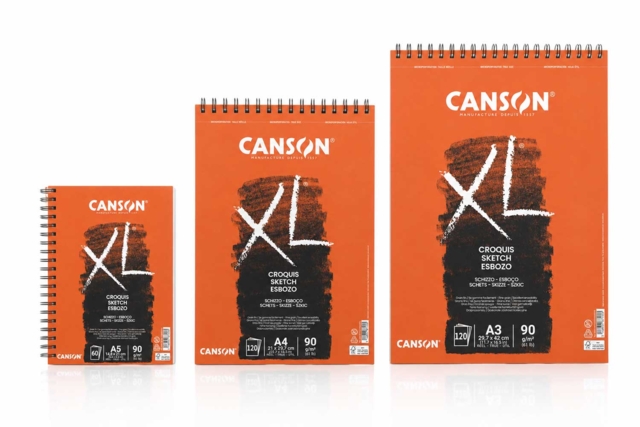 Bloc spirale Canson XL Croquis (A5, A4 ou A3) - Papiers dessin - 10doigts.fr