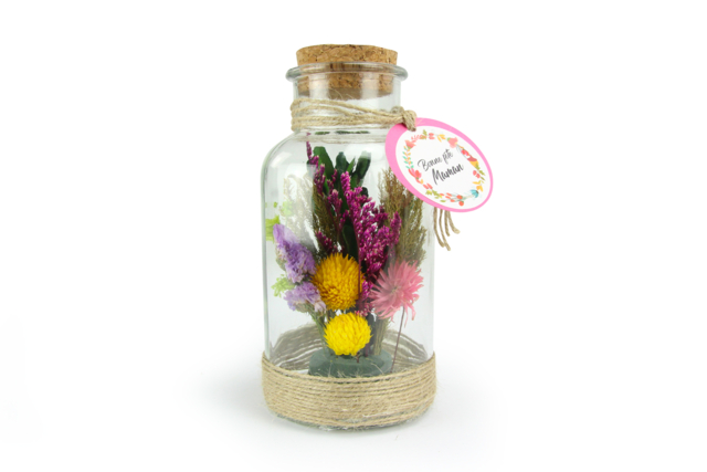 bocal en verre - Gommettes Fête des parents : personnaliser vos cadeaux avec amour - 10doigts.fr