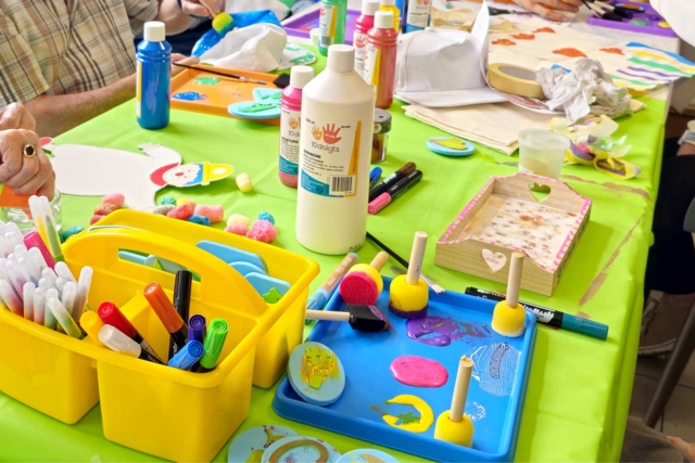 boite à 3 compartiments - Palettes et rangements - 10doigts.fr