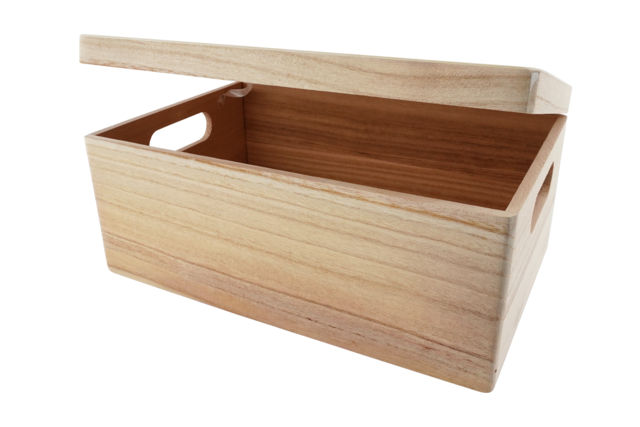 boite bois couvercle - Boîtes en bois - 10doigts.fr
