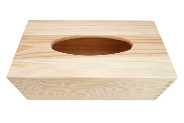 boite en bois pour mouchoirs - Boîtes en bois - 10doigts.fr