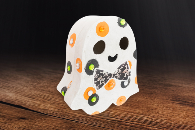 boite fantôme halloween - Supports d'Halloween à décorer - 10doigts.fr