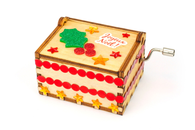 boite musique message fêtes - Gommettes de Noël : autocollants et stickers créatifs pour enfants - 10doigts.fr