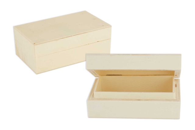 Boite rectangulaire en bois 10 cm - Boîtes en bois - 10doigts.fr