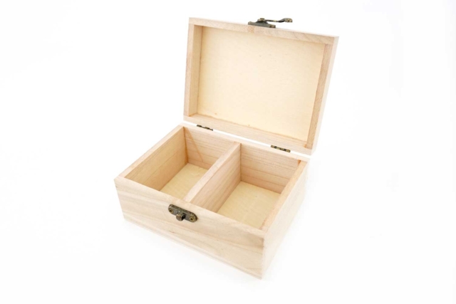 boite thé petit modèle - Boîtes en bois - 10doigts.fr