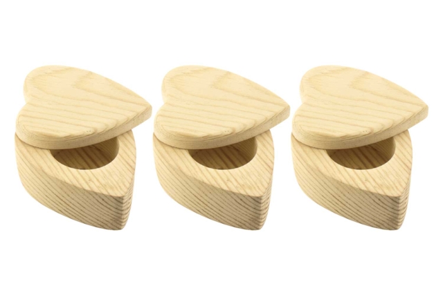 Boîtes à dents - Lot de 3 - Boîtes en bois - 10doigts.fr