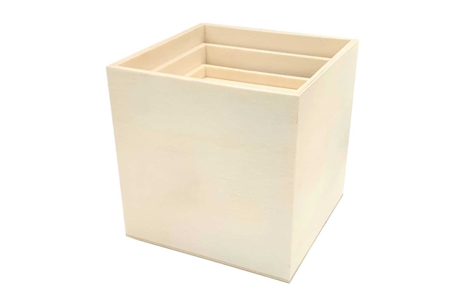 Boîtes gigognes en bois  - Boîtes en bois - 10doigts.fr