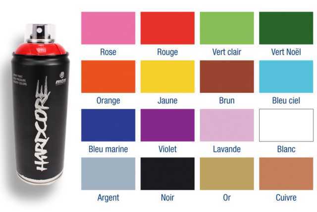BOMBE AEROSOL - Bombe de peinture aérosol pour vos projets créatifs et DIY - 10doigts.fr
