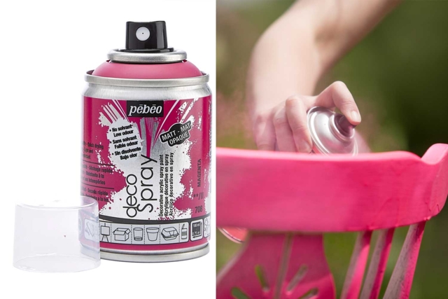 bombe peinture sans solvant - Bombe de peinture aérosol pour vos projets créatifs et DIY - 10doigts.fr