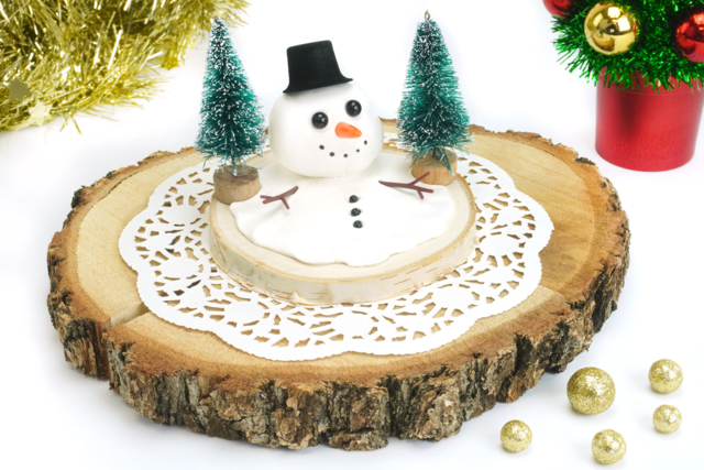 Bonhomme de neige fondu - Pâtes à modeler autodurcissantes - 10doigts.fr