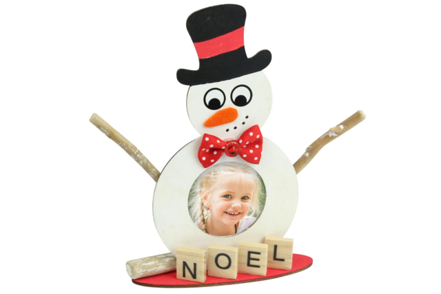 bonhomme de neige noël - Supports de Noël - 10doigts.fr