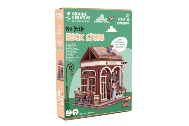 book nook librairie - Maquettes en bois - 10doigts.fr