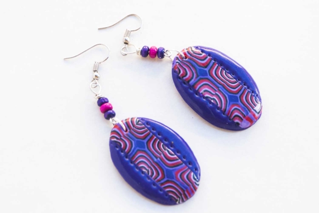 boucles d'oreilles pâte fimi - Boucles d'oreilles - 10doigts.fr