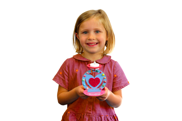 bougeoir coeur fête des mères - Gommettes Fête des parents : personnaliser vos cadeaux avec amour - 10doigts.fr