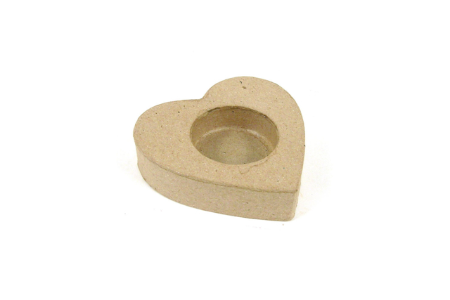 Bougeoir cœur 8 cm - Bougeoirs et photophores - 10doigts.fr