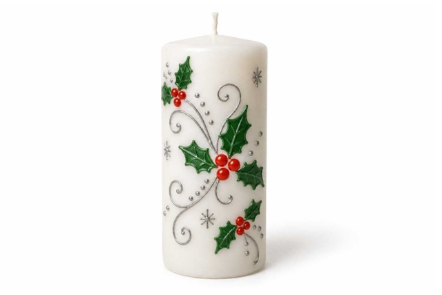 bougie noel Stylo cire liquide bougie - Vert - Décorations pour bougies - 10doigts.fr