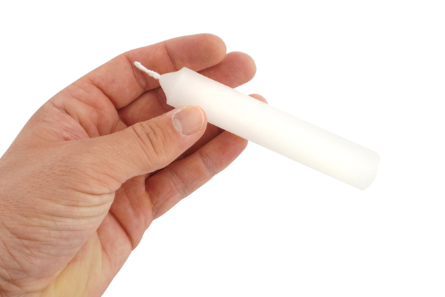 bougies blanches cierges lampions - Cires Bougies - 10doigts.fr