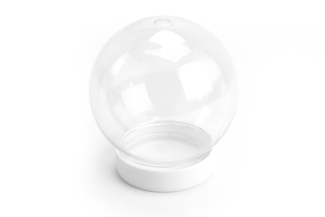 BOULE GLOBE TRANSPARENT - Boule à neige, Cloche - 10doigts.fr