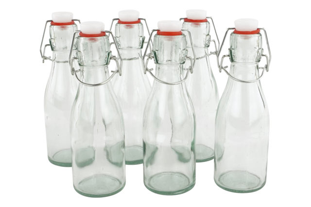 bouteille huile en verre - Supports en Verre - 10doigts.fr