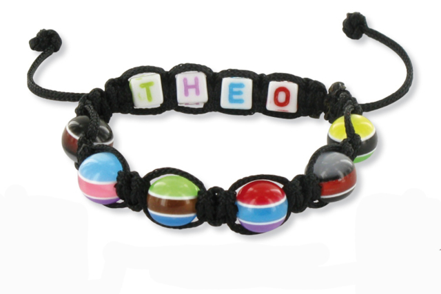 Bracelet Shamballa prénom - Bijoux Shamballas - 10doigts.fr
