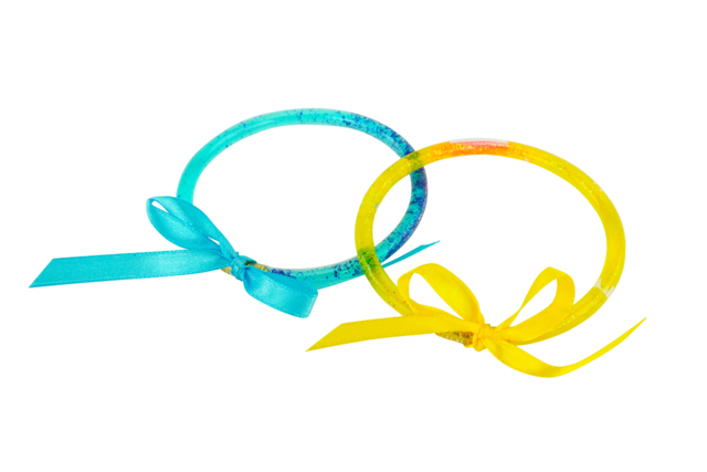 bracelet tube avec ruban - Bracelets - 10doigts.fr