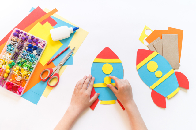 bricolage en papier - Papiers colorés - 10doigts.fr