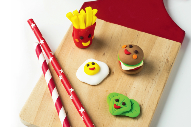 burger frite fimo - Pâtes Fimo Soft : le modelage facile pour toutes vos créations - 10doigts.fr