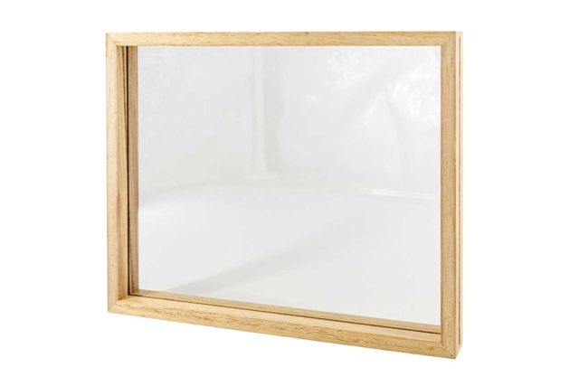 Cadre double face bois- Modèle rectangulaire 20 x 25 x 2,8 cm - Cadres photos en bois - 10doigts.fr