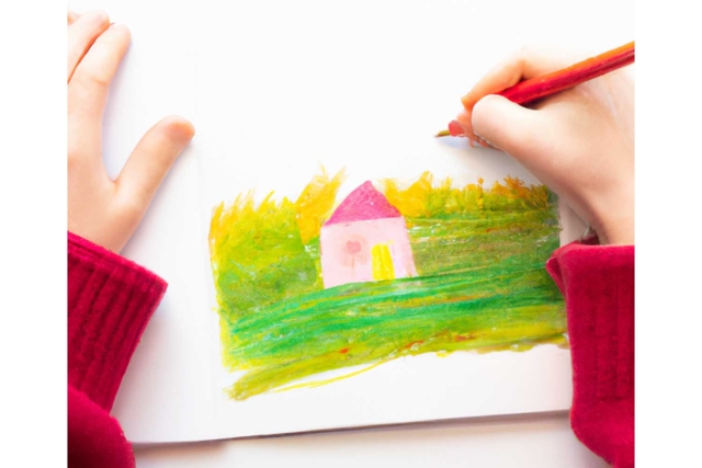 CAHIER DE DESSIN CRAYONS - Papiers blancs - 10doigts.fr