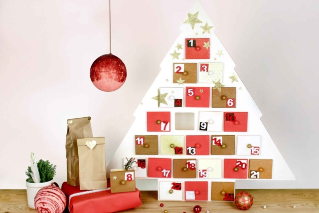 Calendrier de l'avent Sapin - Gesso pour peinture et préparation des supports - 10doigts.fr