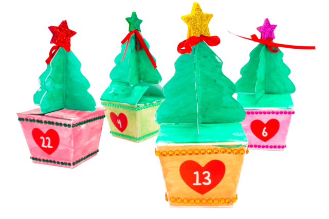 calendrier de l'avent sapin - Calendriers de l'Avent - 10doigts.fr