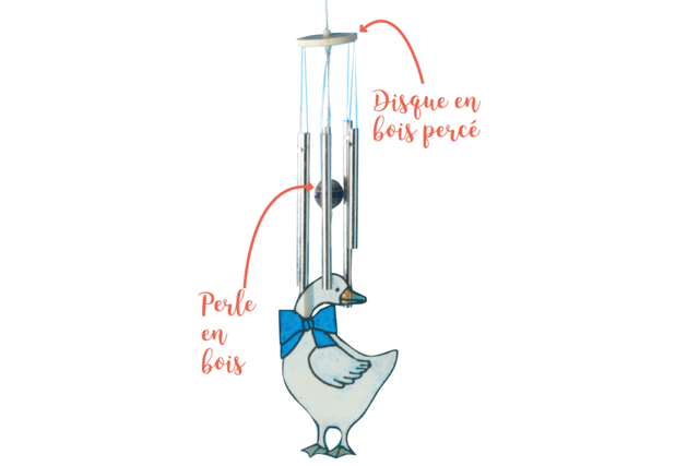 carillon oie - Grelots et clochettes - 10doigts.fr