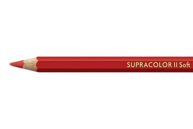caryon rouge supracolor aquarelle - Crayons aquarelles : dessinez, mouillez, peignez - 10doigts.fr