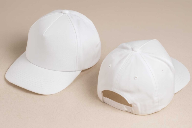 casquettes en coton blanc - Coton, lin - Textiles - 10doigts.fr