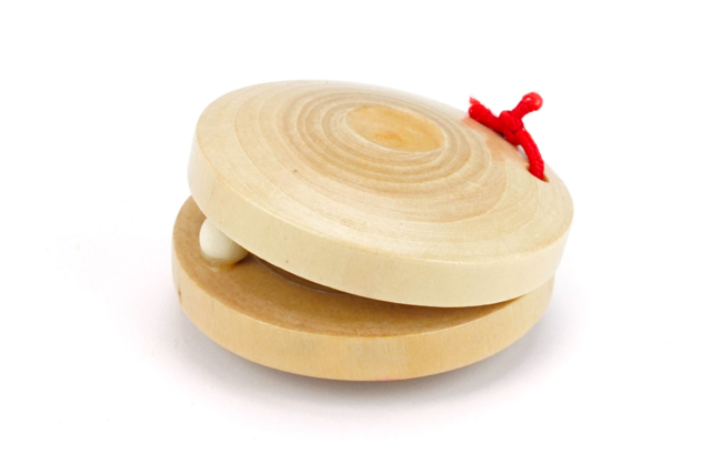 castagnettes en bois - Instruments en bois - 10doigts.fr
