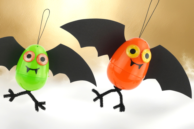 Chauve-souris lumineuse - Yeux mobiles - 10doigts.fr