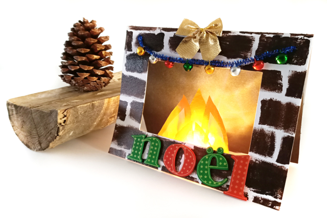 Cheminée de Noël - Nœuds et rubans pour toutes vos créations - 10doigts.fr