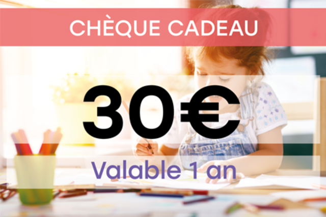 Chèque cadeau 30€ 10 doigts - Idées Cadeaux DIY Noël - 10doigts.fr