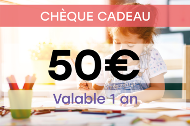 Chèque cadeau 50€ 10 Doigts - Idées Cadeaux DIY Noël - 10doigts.fr