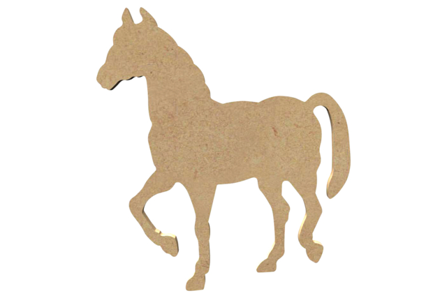 cheval en bois à décorer - Animaux en bois - 10doigts.fr